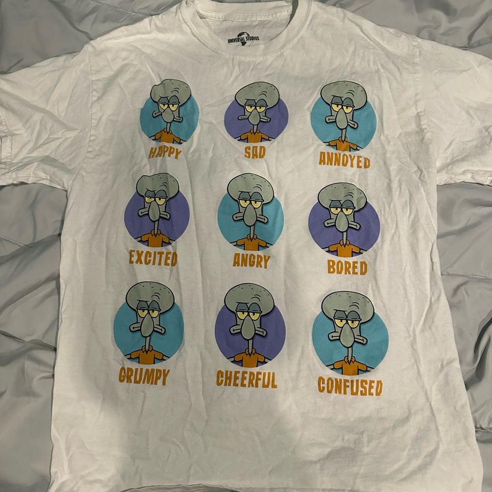 Universal Studios Squidward Moods Tee